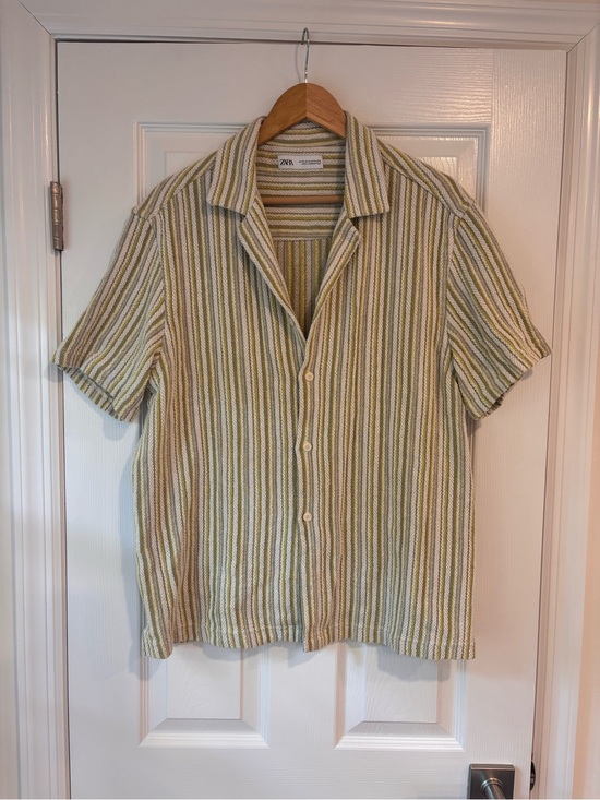 Zara Other - Zara men's striped resort shirt size XL